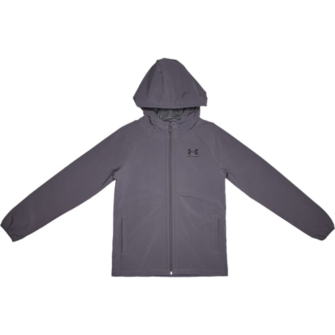 Under Armour Vibe Trainingspakken Kinder - Grijs - Maat 122 - 127 CM - Poly Woven
