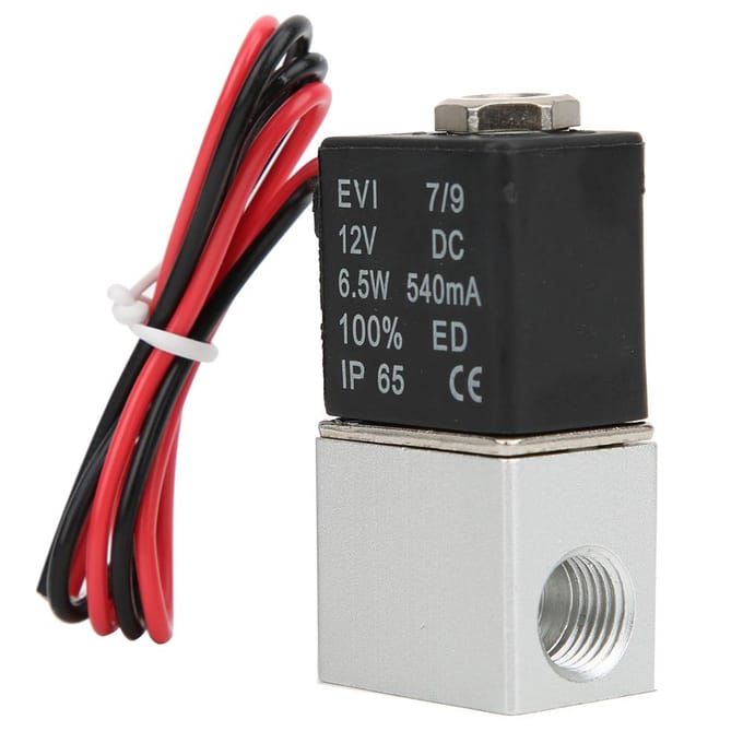 Snelle Respons Solenoïde Klep Water Lucht Olie 2 Posities 2 Wegen Aluminiumlegering Kleplichaam DC12VG1 4in