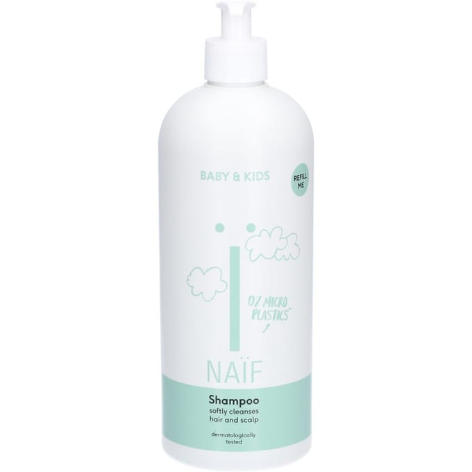 Naïf - XXL Verzorgende Shampoo Pompfles - Baby's & Kinderen - 700ml