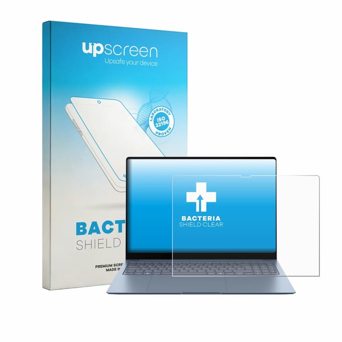 upscreen - Screenprotector voor Samsung Galaxy Book6 Edge 16" - Folie Beschermfolie transparant antibacterieel
