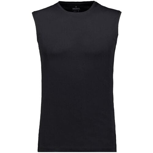 Ragman Ondermode Tank Top Round Neck 2Pack Zwart / male