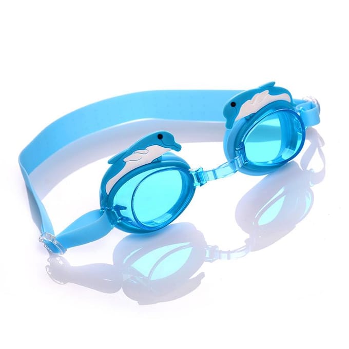 Lunettes de natation dauphin pour enfants en boîte orange