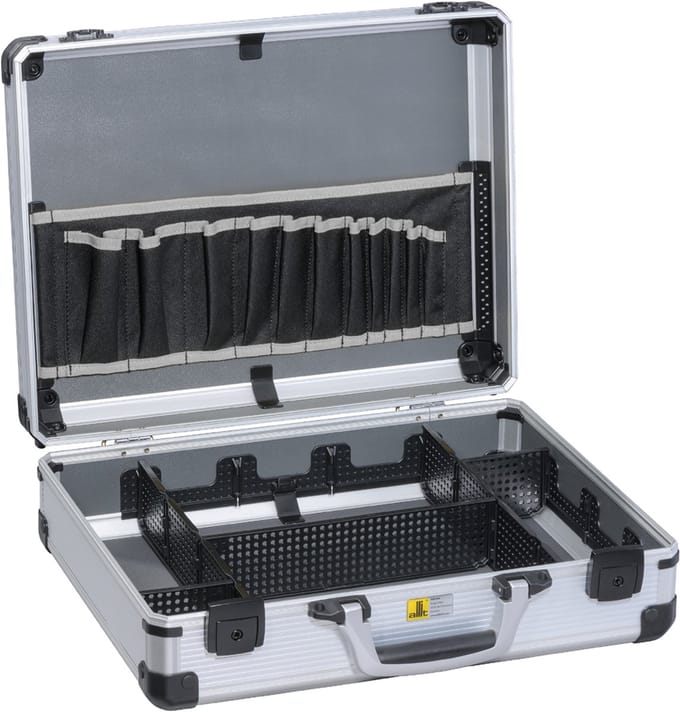 allit gereedschapkoffer AluPlus Tool >C< 44, zilver