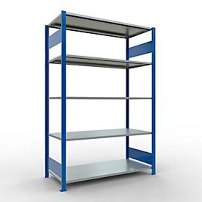 SCHULTE Lagertechnik - Boutloos rekkensysteem - 2000x1300x600 mm, type 150 kg