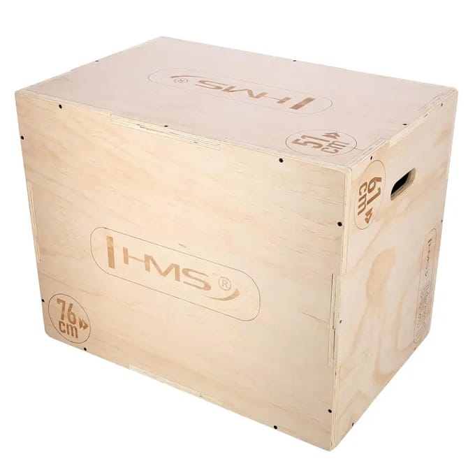 HMS DSC Serie - Houten Crossfit Box - Verstelbare Hoogte - 18mm Triplex