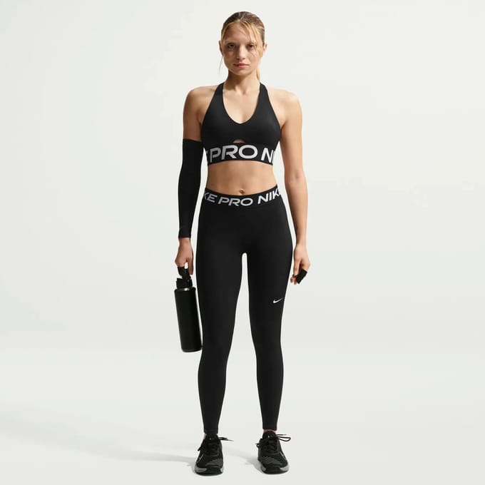 Nike Lange legging met halfhoge taille voor dames Pro - Zwart- Dames, Zwart XS