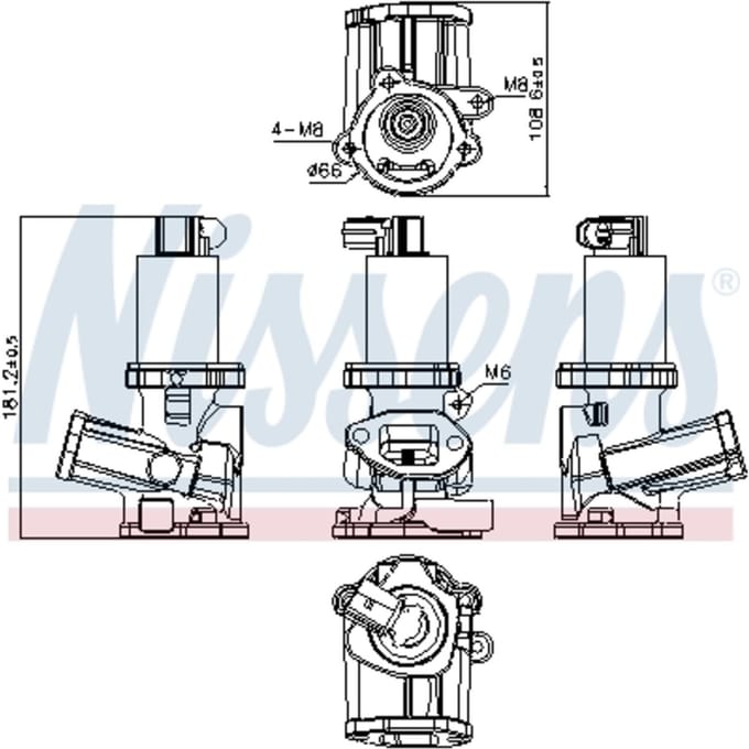 EGR-klep NISSENS 98210
