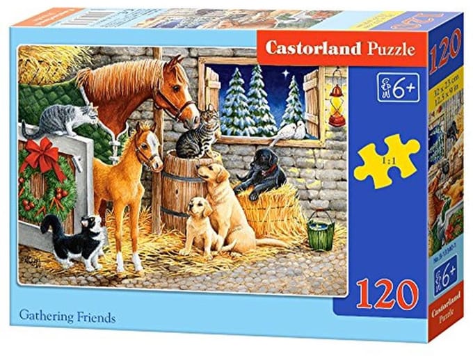 Kleurrijke Puzzel van 120 Stukjes - Gathering Friends