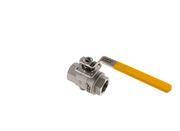 Rp 3/4 inch Gas 2-Weg RVS Kogelkraan - BL2SH-AM-GA-034