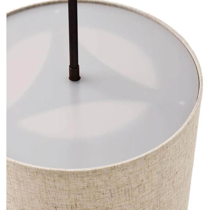 Audo Copenhagen Audo Hashira hanglamp van linnen, Ø30cm, naturel
