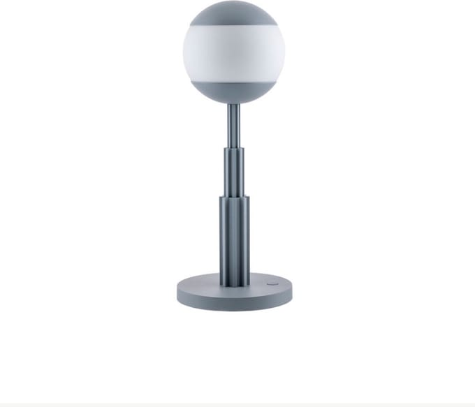 Alessi AR04 Aldo-Rossi-Tafellamp-Grijs