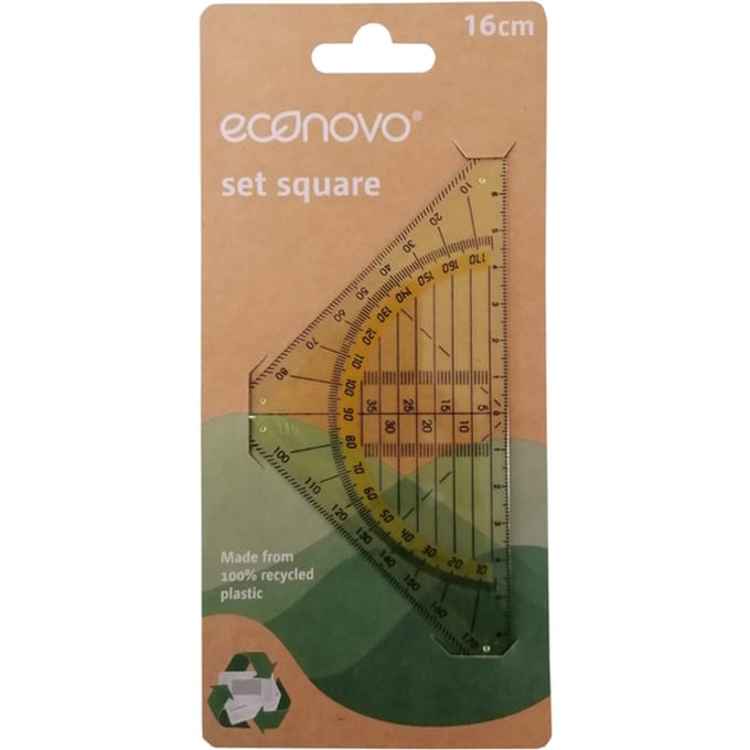 Geodriehoek Econovo 16cm blister à 1 stuk