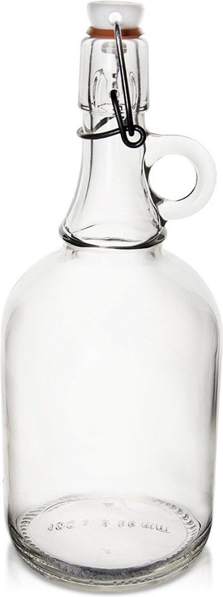 Fles met Beugelsluiting Glas 1 l - Beugelfles - Inmaakfles - Oliefles