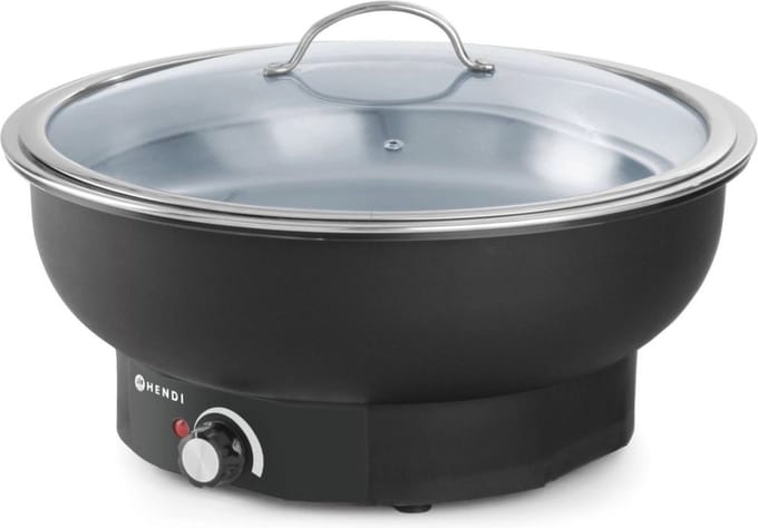 HENDI Elektrische chafing dish – traploos instelbaar – 6,8 liter – bijna geluidloos
