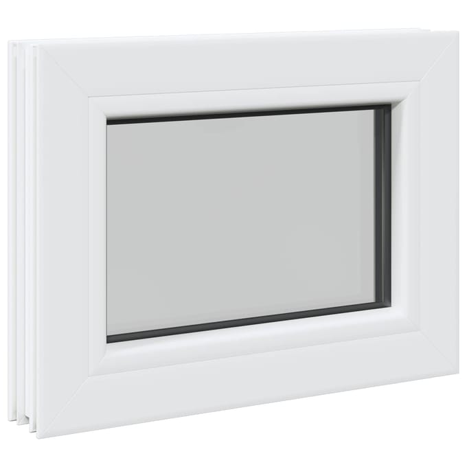 vidaXL - Kelderraam - Interne - Kleur - Wit - RISOR - 35 - x - 30 - cm