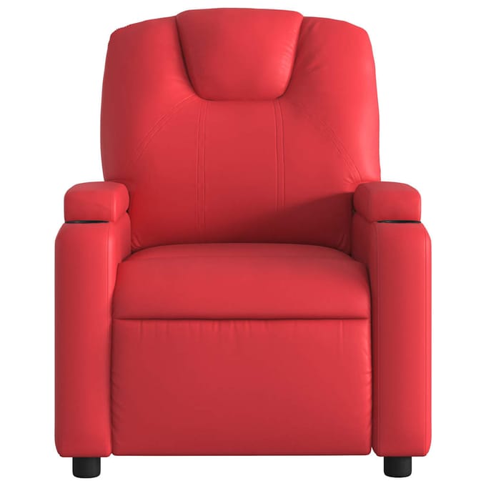 vidaXL - Fauteuil - verstelbaar - kunstleer - rood