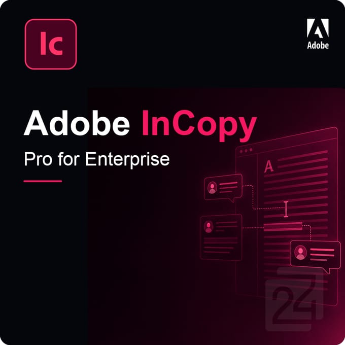 Adobe InCopy - Pro for Enterprise 1 - 9 Gebruiker(s)