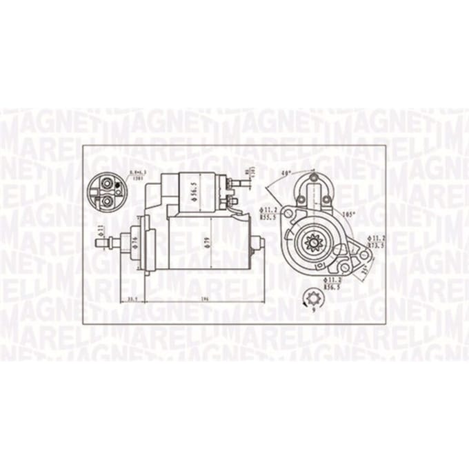 Starter MAGNETI MARELLI 063720713010