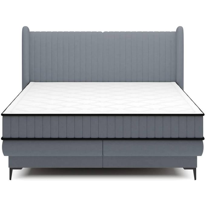 Boxspring Daccar velvet met opbergruimte 140 x 200 cm | Selsey Design