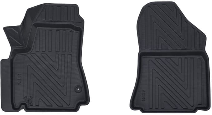 Rubbermatten Citroen Berlingo 2008-2018 (voorset) - Premium carbonlook