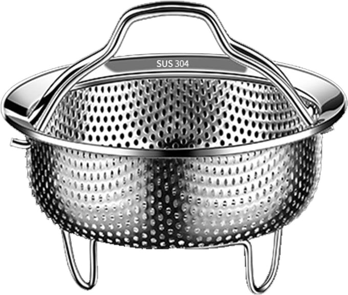 304 multifunctionele stoomkorf, 14 cm, multifunctioneel stoomrek, uitschuifbare stoomkorf voor thuisgebruik