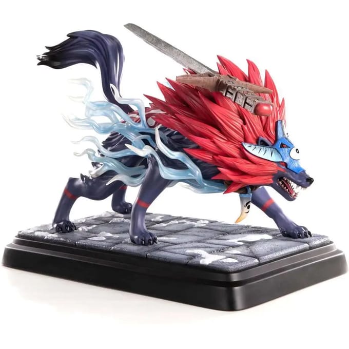 First 4 Figures - Okami Resin Painted Statue: Oki (Wolf Form) (Standard Edition) - Figuur