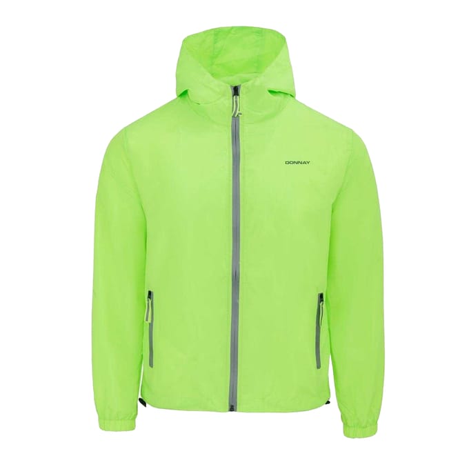 Donnay Heren Lichtgewicht Jas met Capuchon (Groen)