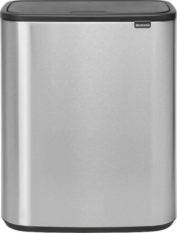 Brabantia Bo Touch Bin Prullenbak - 60 liter - 1 vak - Matt Steel Fingerprint Proof