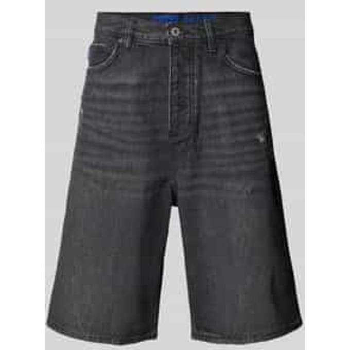 Baggy fit jeansbermuda in destroyed-look, model 'MASON'