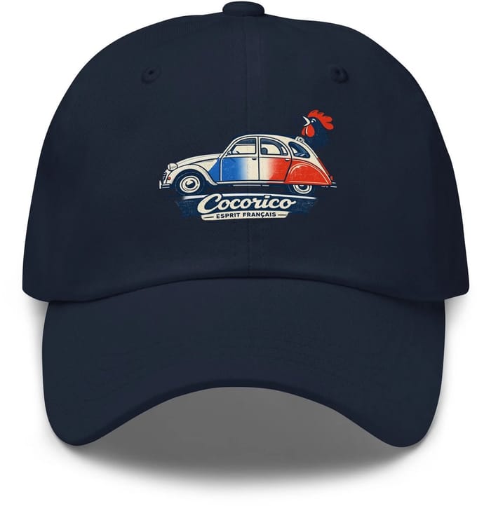 De2pktjes - Citroën 2CV Cocorico Pet | Esprit Français | Specials Collectie | Navy