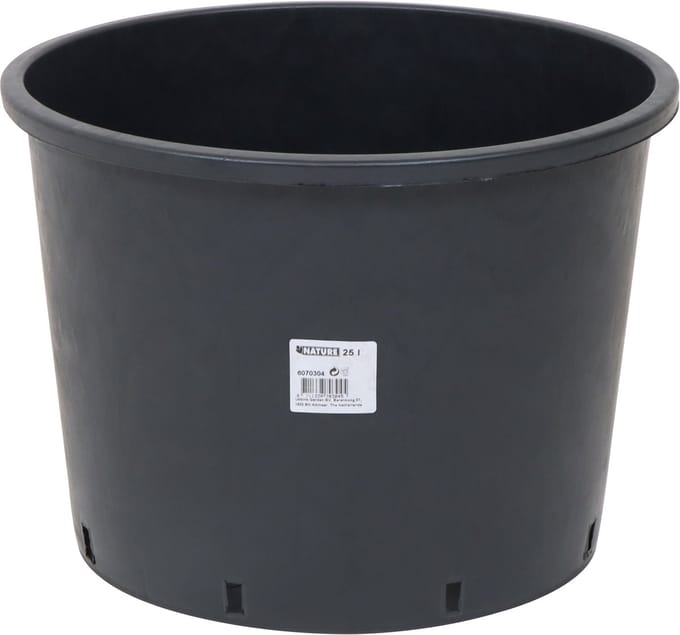 Nature Ritzi container 25l H27,5xØ38,5cm met afwateringsopeningen - Plantencontainer