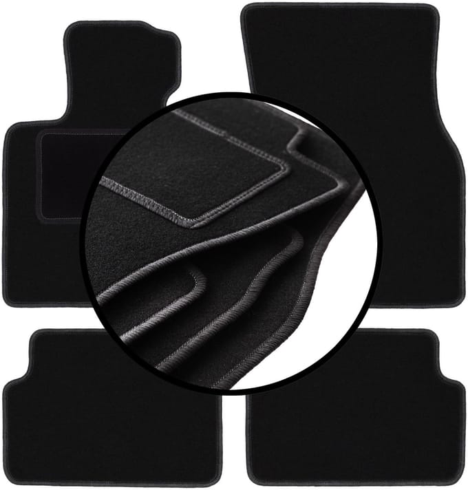Complete set veloursmatten voor: Mini Cooper F55 5-deurs (2014-)
