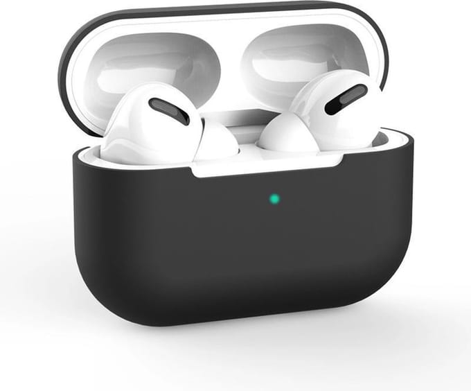 AirPods Pro Hoesje – Zwart - Siliconen Beschermende Case