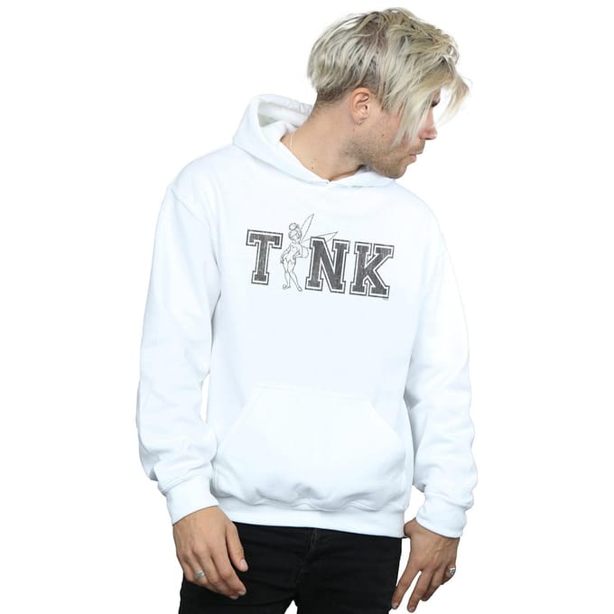 Disney Heren Tinker Bell Collegiate Tink Hoodie (Wit)