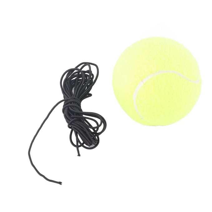 Training Tennisbal Tennis Trainer Met Hoge Elasticiteit Elastisch Touw Enkel Oefenen beige