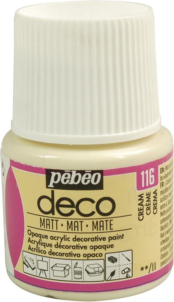 Verf crème - acryl mat - 45 ml - Pébéo