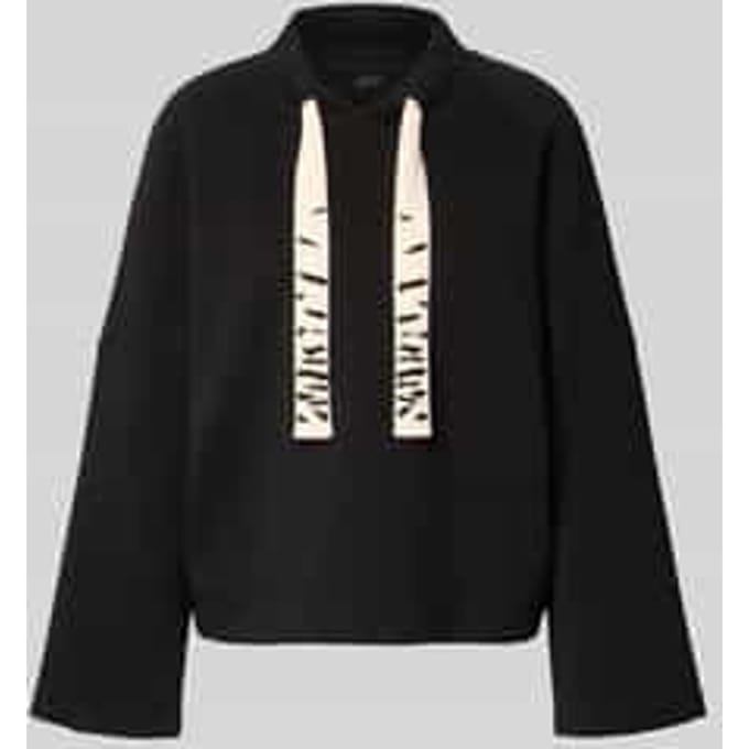 Oversized sweatshirt met tunnelkoord