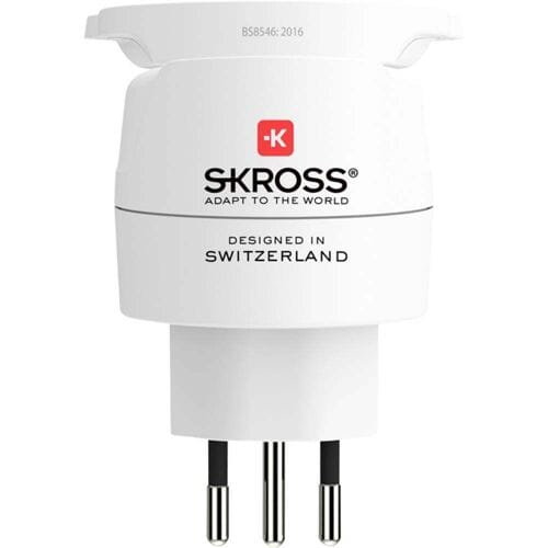 1.500273C-E Reisstekker SKROSS - Combo World to Switzerland