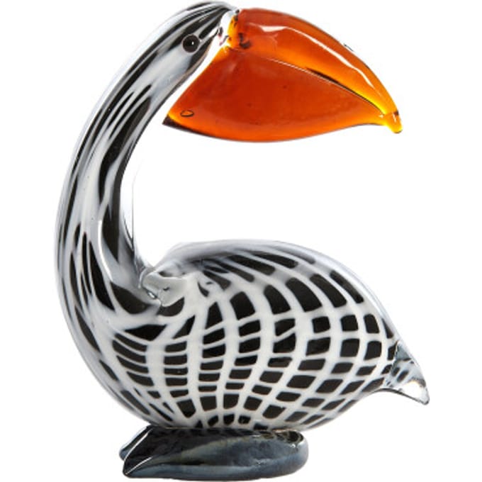 Light & Living - Ornament PELICAN - 13x7x16.5cm - Zwart