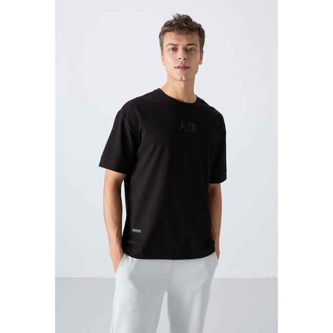 Oversized Geprinte Crew Neck T-shirt