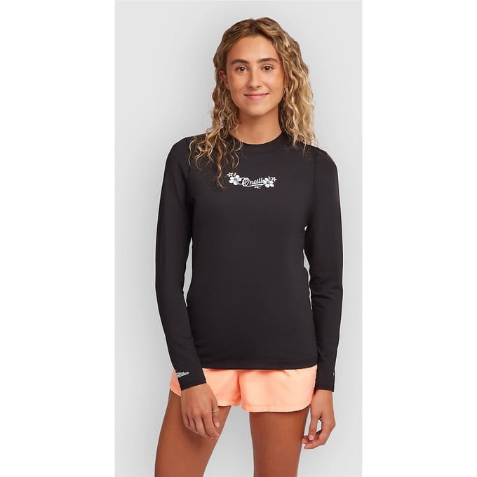 O'Neill Skins L/Slv Lycra met lange mouwen zwart