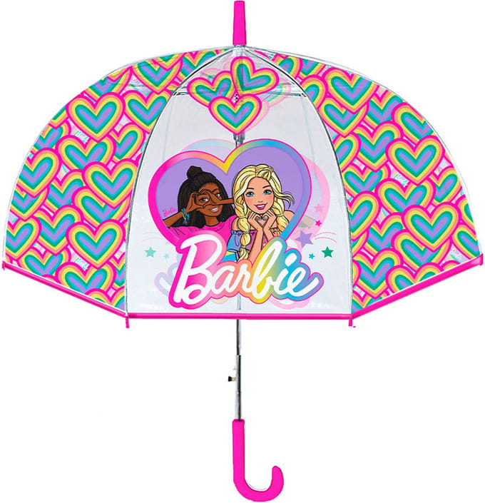 Barbie Paraplu Heart to Heart - Ø 75 x 62 cm - Polyester