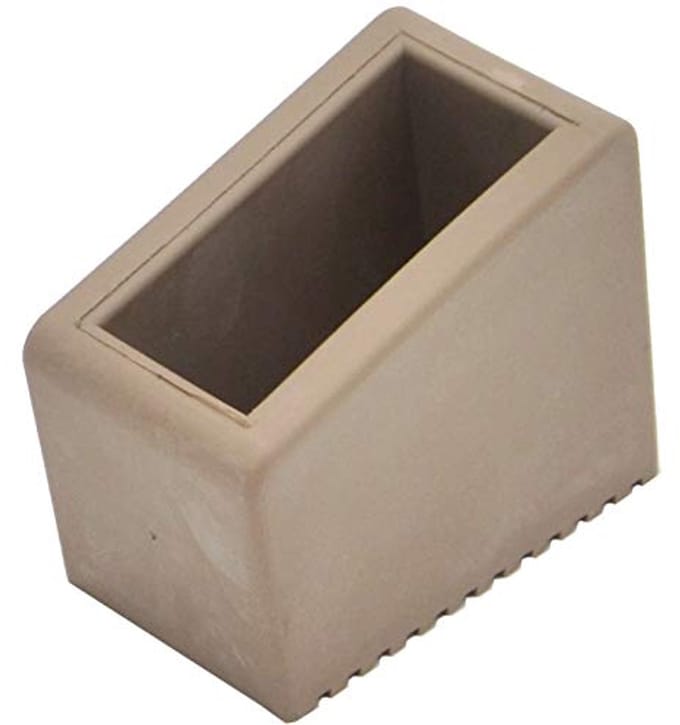 Rubberen voet voor ladder - Opening 68x22mm - Voor stabiliteit en bescherming