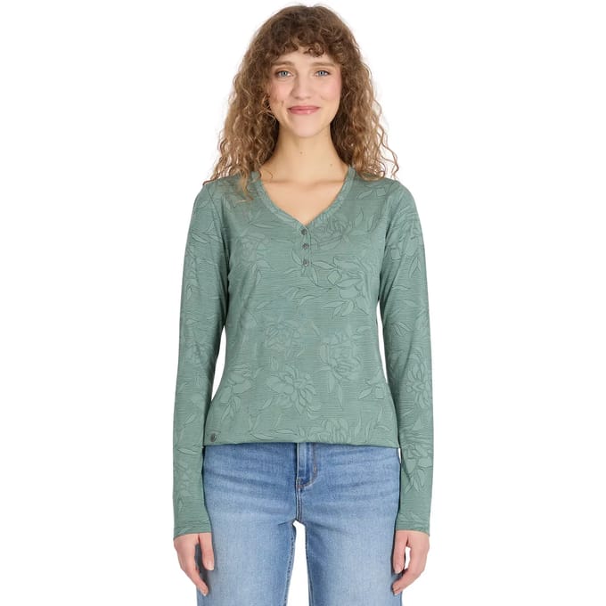 Dames-T-shirt met opdruk Ragwear Pinkki