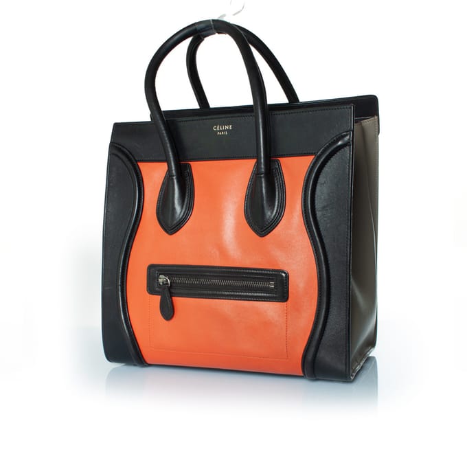 Celine, Tricolor leren laptoptas