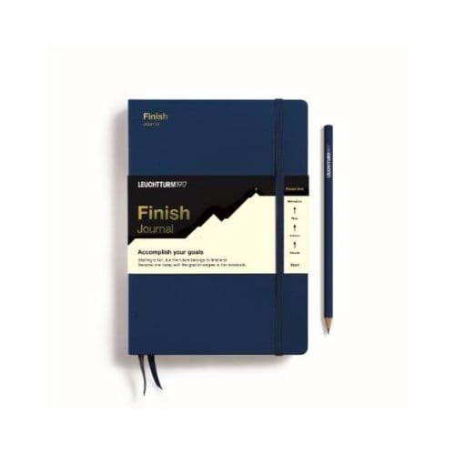 Leuchtturm notitieboekje finish journal medium a5 navy