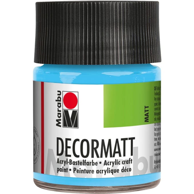 Marabou Decormatt, 50ml - Lichtblauw