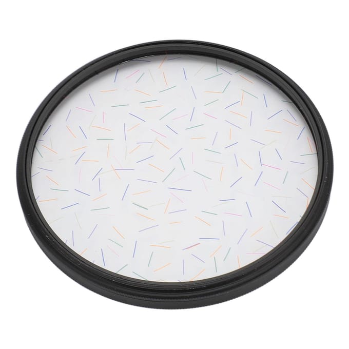 Kleurrijk 77mm Sterfilter Optisch Glas Sterlicht Schittering Speciale Effecten Anamorf Lens Flare gray