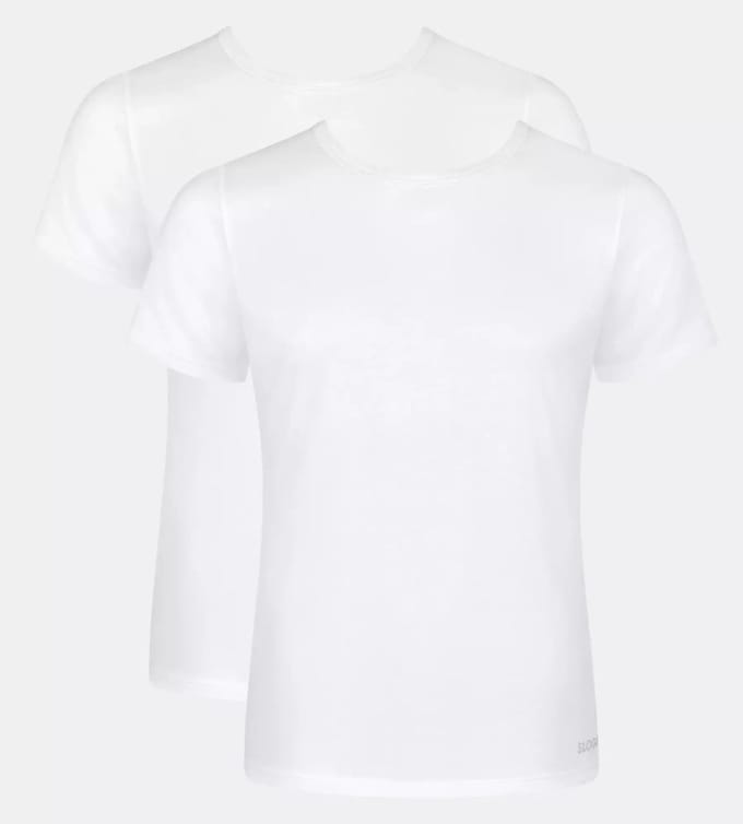 sloggi men GO ABC 2.0 O-Neck 2P Heren Ondershirt - WHITE - Maat M