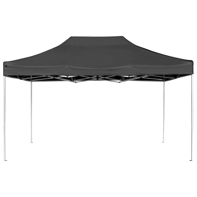vidaXL - Partytent - professioneel - inklapbaar - 4,5x3 - m - aluminium - antraciet